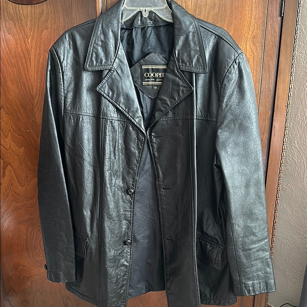 Black Leather Men’s Jacket